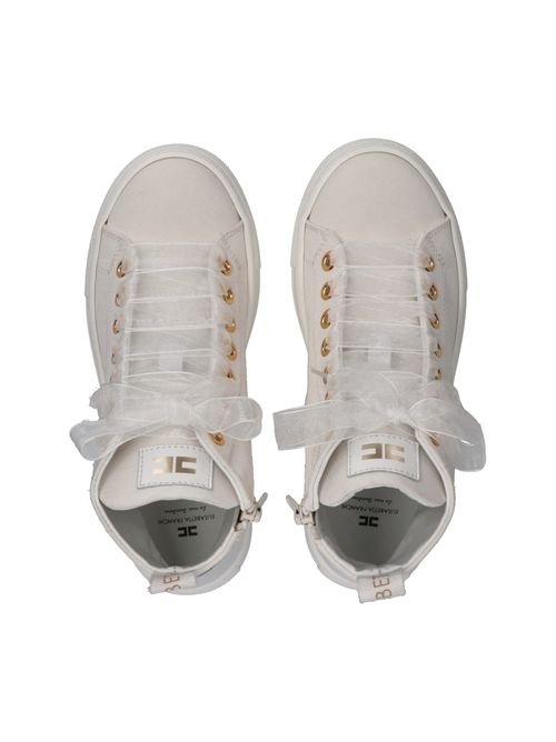 Sneakers alta ELISABETTA FRANCHI | E0530BIANCO AVORIO